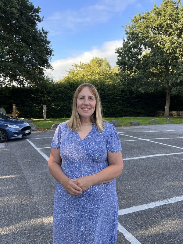 Elaine — driving instructor at Cowley's School of Motoring