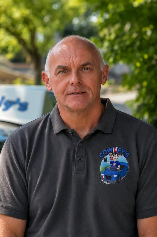 Shaun — driving instructor at Cowley's School of Motoring
